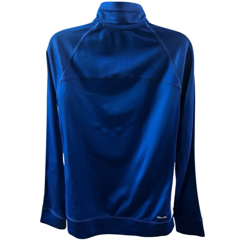 Adidas Track Jacket KU Jayhawks Full-Zip Climalite Athletic Collegiate Fanwear L